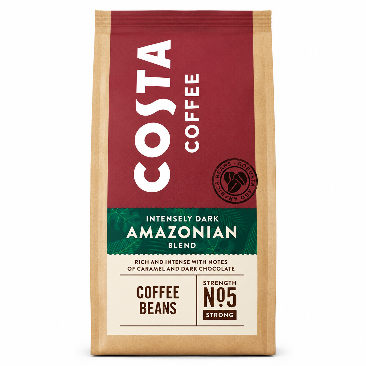 Costa Amazonian Blend Whole Coffee Beans 200G