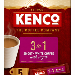 Kenco 3 In 1 Instant Smooth White Coffee 5 Sachet 100G