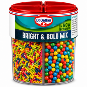 Dr Oetker Bright & Bold Sprinkles Mix 109G